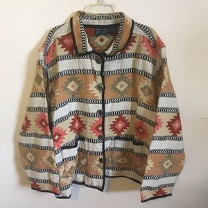 Vintage cotton tapestry jacket